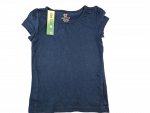 T-Shirt Gr. 92 H&M Bio dunkelblau Basic
