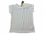 T-Shirt Gr. 74/80 H&M zart weiß