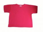 T-Shirt Gr. XL (46/48) Nuova Moda in rot mit Blumenstickerei