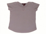 T-Shirt Gr. 98/104 H&M zartrosa mit Spitze