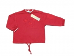 Sweatshirt Gr. 68 C&A rot mit Teddy und Kordelzug