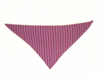 elastisches Halstuch rosa rot Ringelmuster