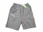 kurze Short Gr. 68/74 dunkelgrau mit Taschen – schick