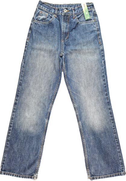 lange Jeanshose Gr. 158 Fitz schmal blau