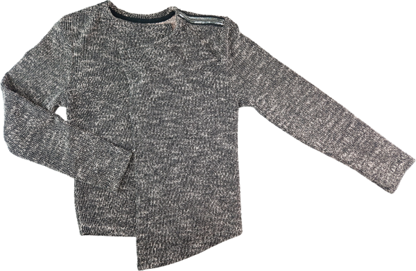 Strickjacke Gr. 146/152 Garcia Jeans meliert schwarz/rosa