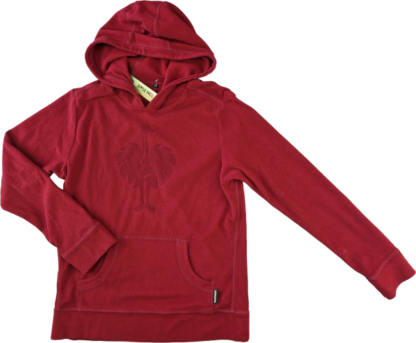 Fleecepullover Gr. 158/164 Engelberth Strauss bordeaux mit Kaputze