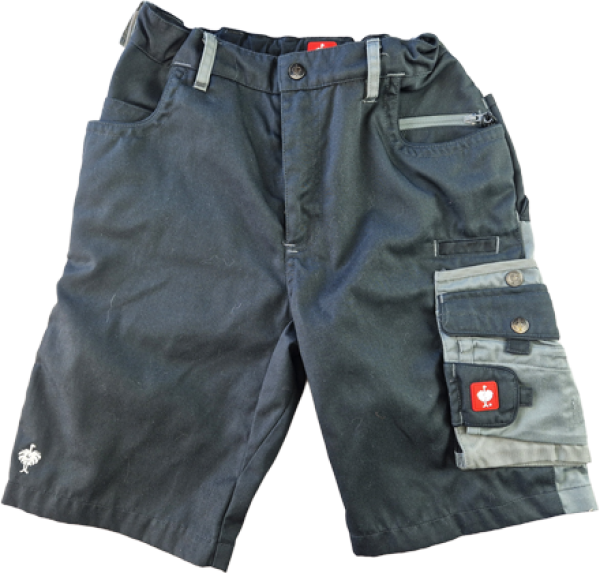 Arbeitshose kurz Gr. 146/152 Engelberth Strauss schwarz/grau