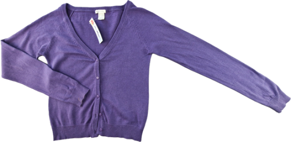 Strickjacke Gr. 152 H&M zart lila langarm