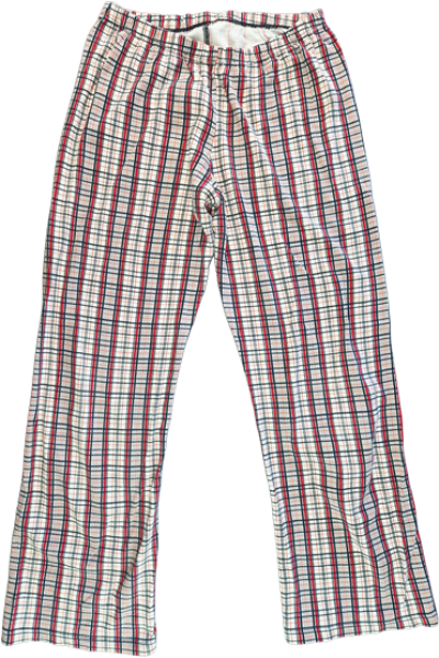 Schlafanzughose Gr. 152 Sanetta rot/schwarz/weiß kariert lang