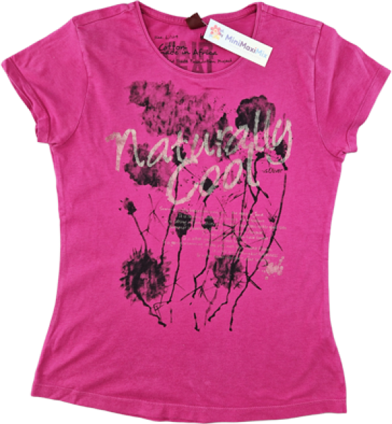 T-Shirt Gr. 152/158 s.Oliver pink – Naturelly Cool