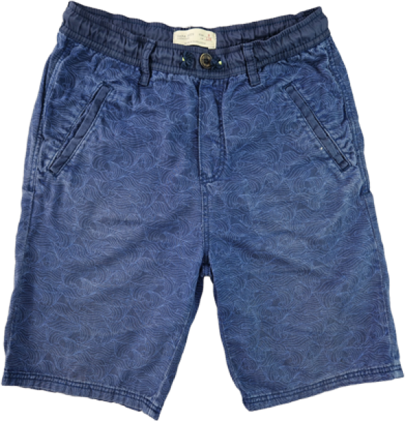 Sommershort Gr. 128 Zara dunkelblau mit Taschen und Gummibund