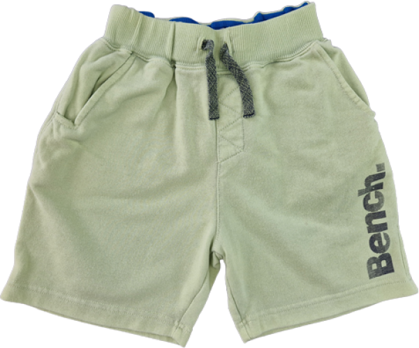 Sweatshort Gr. 140 bench – breiter Gummibund hellgrün