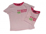 T-Shirt Gr. 110 Aldi rosa mit Aufrduck * Zwillinge *